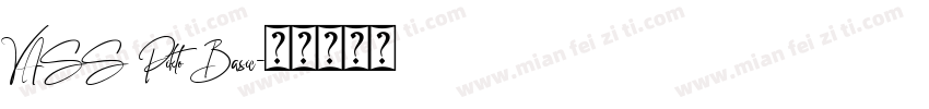 VASS Pikto Basic字体转换